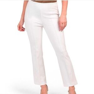 NWT RACHEL ZOE WHITE KICK FLARE TROUSER PANTS